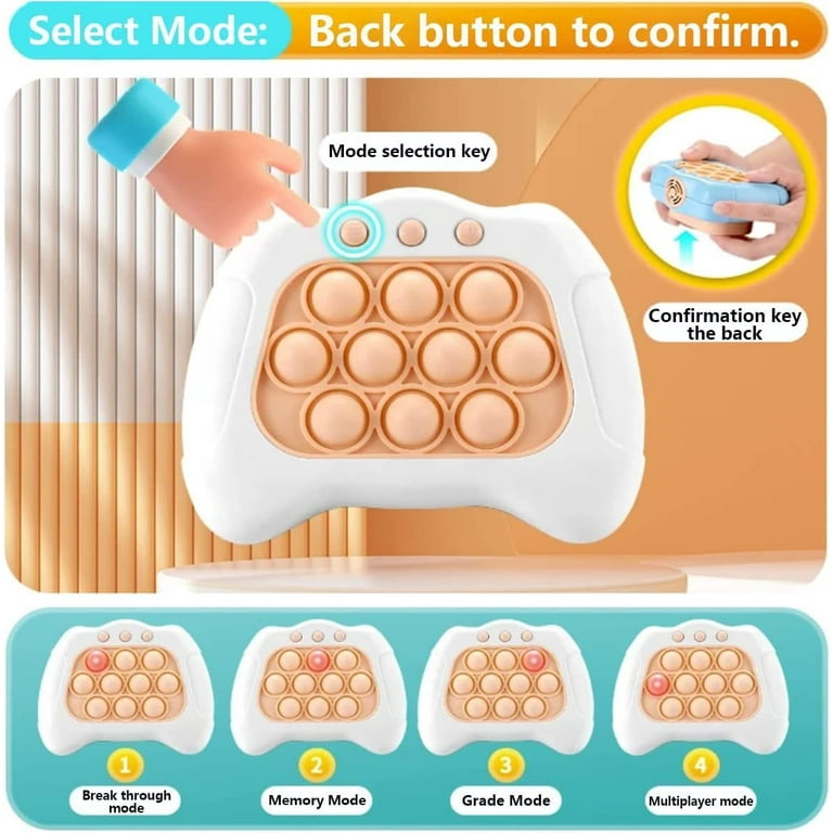 Pop Quick Push Bubbles Game Console Series Toys Funny Whac-A-Mole Toys for  Kids Boys and Girls Adult Fidget Anti Stress Toys 