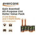 thumbnail image 4 of Evercare Gain Scented All-Purpose Lint Roller With 2 Lint Rollers and 3 Refill Rolls, 60 Sheets Each, 4 of 7