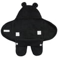 thumbnail image 3 of Saco para cochecito Hudson Baby Animal Sherpa, unisex, negro, 3 of 3
