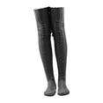 thumbnail image 2 of Calcetines Hasta El Muslo Calcetines Para Dormir Calentadores De Piernas Para El Hogar Sobre La Rodilla Calcetines Para Botas De Punto Gris Profundo 105CM SM SunniMix Calentadores de piernas de felpa, 2 of 8