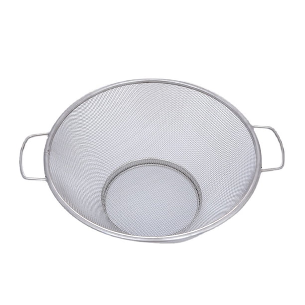 Monstrate Colador De Acero Inoxidable - Estable Y No Tóxico Para Frutas Y Fideos Fabricado En Acero Inoxidable 24cm Type3 NO3