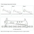 thumbnail image 6 of Bicycles Chain Wear Indicators Checker Cycling Chain Gauge Measurement Ruler Road Bike Chain Repair Tool Enduring, 6 of 8