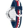 thumbnail image 3 of Tommy Hilfiger 1782584 Women's Florence Multi Silicone Strap, White Dial Watch, 3 of 5
