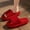 Red, variant on Pillow Slippers for Women Men Cloud Slippers Shower Slippers Sandals House Slides Soft Non-Slip Indoor & Outdoor Red 10-10.5(44)