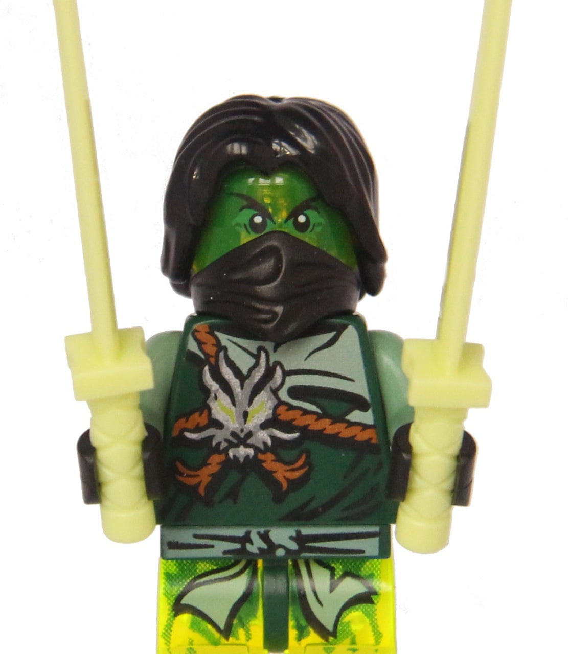 lego ninjago morro ghost minifig with dual swords