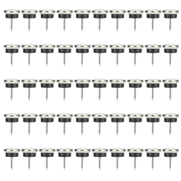Chair Leg Nail,50Pcs Iron Furniture Nail Furniture Pad Floor Protector