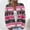 Hot Pink, variant on Cardigan Sweaters for Women Christmas Printed V Neck Button Down Knitwear Long Sleeve Soft Basic Knit Cardigan Sweater Red,S