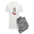 thumbnail image 1 of CafePress - Deer Santa - Men's Light Pajamas, 1 of 1