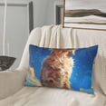 thumbnail image 6 of Haiem Pillowcase for Hair and Skin Queen - Starry Sky Cloud Dog Printed Soft Pillowcase with Envelope Closure-14"x20", 6 of 8