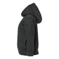 thumbnail image 2 of Couver Toddler Fleece Long Sleeve Hooded Pullover Sweatshirt with Side Seam Pockets, BLACK LEOPARD 5/6, 2 of 5