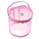 thumbnail image 2 of Bolsa organizadora de malla para tejer, ideal para guardar hilo de lana y agujas de ganchillo. Rosado, 2 of 9