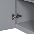 thumbnail image 4 of 36" Bathroom Vanity Cabinet, Modern Freestanding Bathroom Vanity with Soft Closing Door and 3 Drawers, Gray, 4 of 6