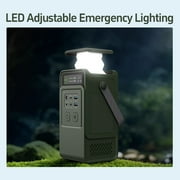 200W Portable Power Station with 100W Solar Charging Kit 192Wh LiFePO4 Battery, 150W Fast Charging,4 lb, for Camping, Outdoor Adventures, and Emergency Backup,same to c300 dc