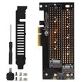 thumbnail image 1 of Tarjeta de expansión de disco dual PCIE a M.2 SATA+NVME para 2230 2242 2260 2280 22110 Tamaño M.2 SSD NikouMX SK6, 1 of 8