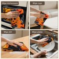 thumbnail image 6 of 2 Pcs Funny Kitchen Towels,Halloween Black Cats and Pumpkins Pattern Microfiber Dish Towels,Kitchen Tea Towels,Kitchen Towel Set (18" X 26"), 6 of 7