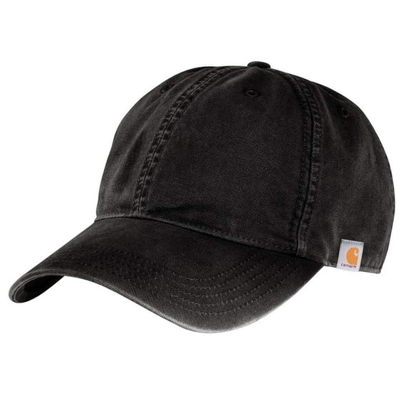Lona de algodón para hombre Cap Carhartt, color negro