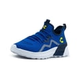 thumbnail image 4 of Tenis Charly para Hombre Tipo Calcetín Suela EVA Elástico Rey/Amarillo Azul Marino 26.5, 4 of 6