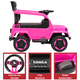 thumbnail image 4 of Montable Electrico para Niños Híbrido con Bastón y Pedal Acelerador Barras de Seguridad Luces Batería 6v - Rosa, 4 of 8