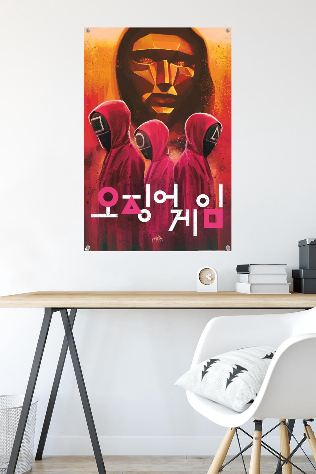 Netflix Squid Game - Evil Group Wall Poster with Pushpins, 22.375" x 34"