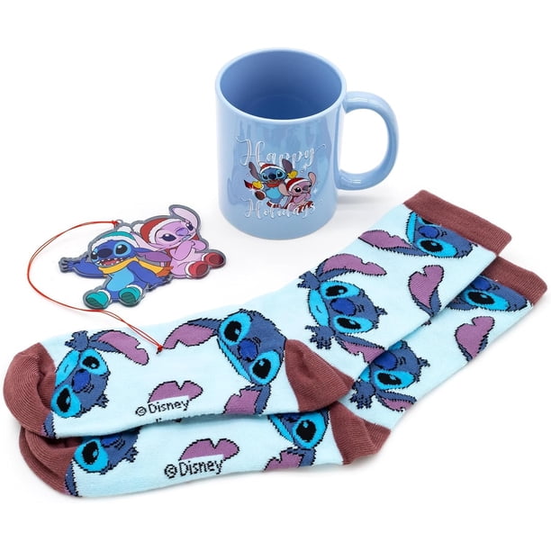 Set de regalo Disney Lilo and Stitch Stitch and Angel Taza, calcetines