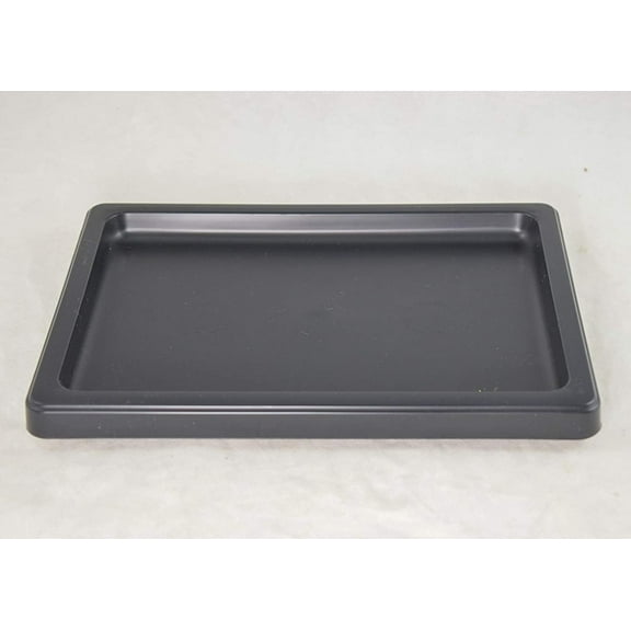 Black Plastic Humidity/Drip Tray for Bonsai Tree and House Indoor Plants - Outside Dimensions: 8.5"x 6"x 0.75" (DX # 6)