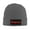 Deep Heather, variant on Snap-On Logo Men Women Knitted Hat Adult Knit Beanie For Fall Winter Knit Hat Cap