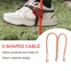 thumbnail image 4 of Prusik Cord Rope Loop Seguridad en forma de V Equipo de protección contra caídas Cuesta abajo Montañismo Actividades al aire libre Tree Arborist 80 CM Kearding OD019744-00, 4 of 6