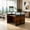 Walnut Black, variant on 94.5" 4-Person Office Cubicle Workstation,with Privacy Panels, Built-in Power Outlets & Cable Management, Modular Desk for Open Office, Call Center, Home Office (Walnut)