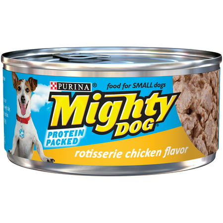 Purina Mighty Dog Rotisserie Chicken Flavor Dog Food 5.5 oz. Pull-Top Can