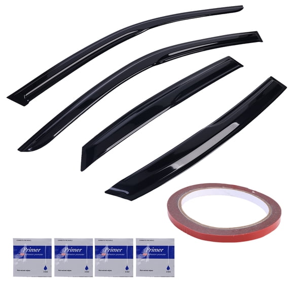 4pcs Rain Guards Window Visors for Honda Civic 2022-2026 Adhesive QYD-1449