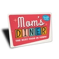 thumbnail image 3 of Mom's Diner Sign, Kitchen Aluminum Metal Decor Sign - 10x14 inches, 3 of 4