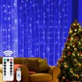thumbnail image 3 of Home Window DIY Decor Party Decoration Wedding Curtain Light Birthday USB 3/4/6M 8 Mode LED Christmas Garland Fairy String Light, 3 of 5