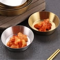 thumbnail image 5 of Yvsxxv 304 Stainless Steel Dipping Bowls, Sauce Dishes, Kimchi Dish Seasoning Dip Dish Sauce Bowl, Cold Dish for Sauces Soy Sauce Ketchup BBQ, 5 of 7