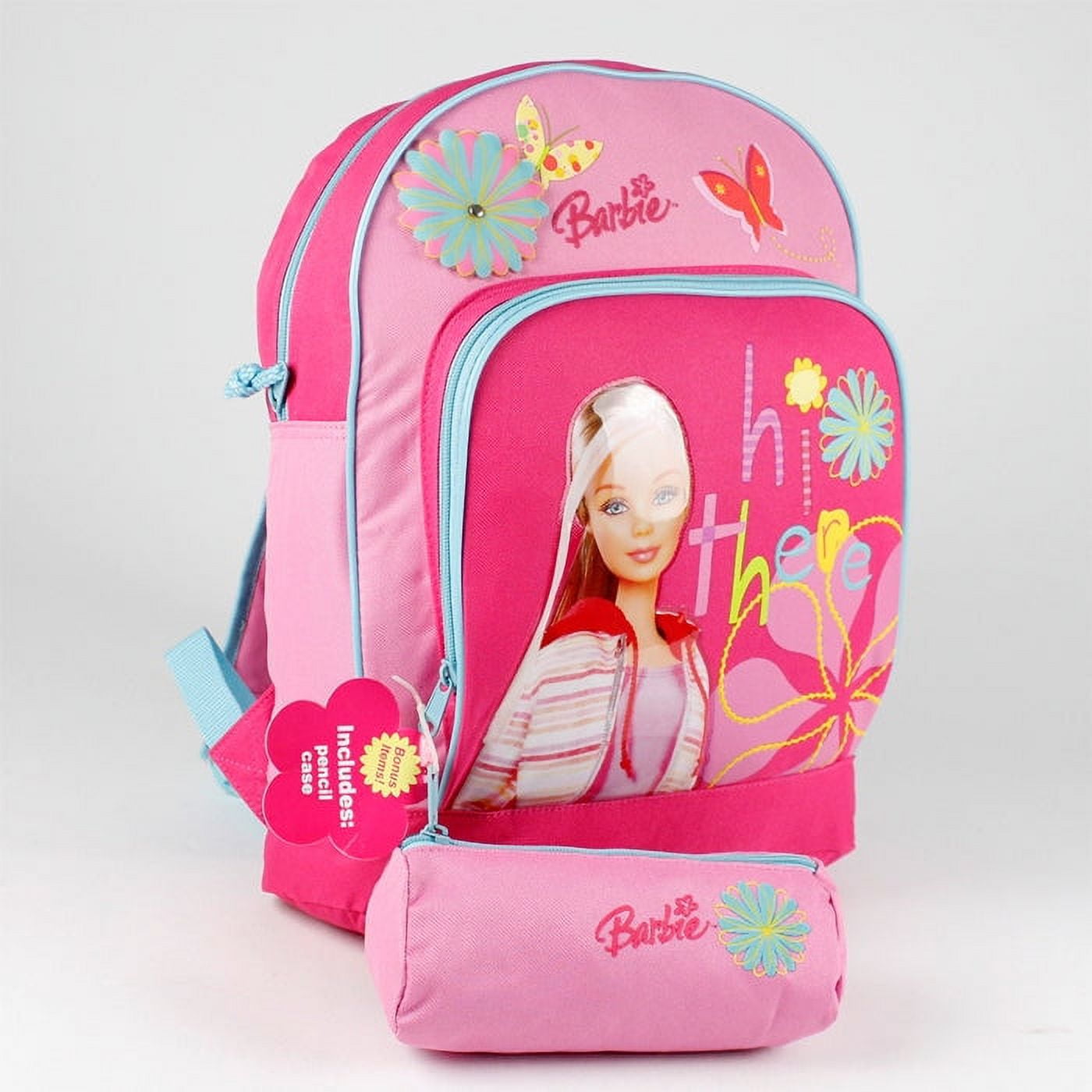 Barbie - Denim - 14 Medium Backpack w/ Water Bottle Y2K Vintage