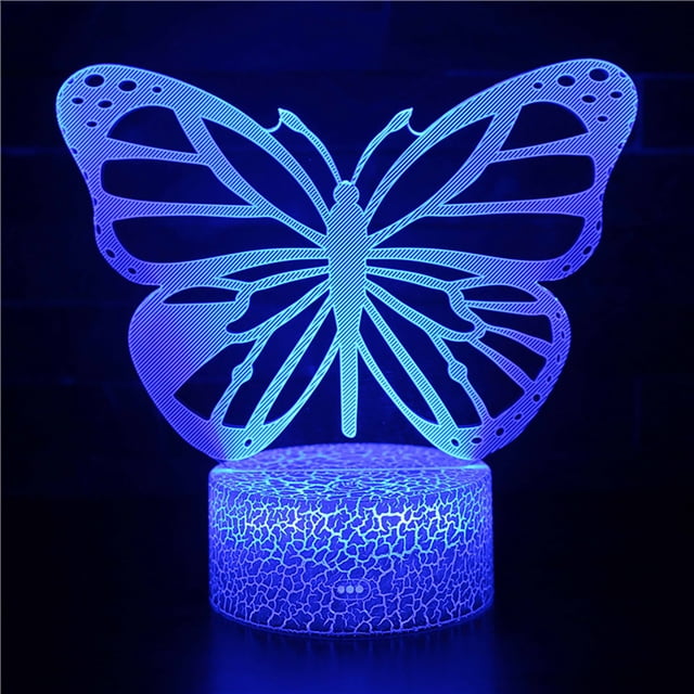 Dvkptbk Night Light Led Night Light Colorful 16 Colors Remote Control Desk Lamp Gift Valentines Day Decor
