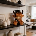 thumbnail image 2 of Alaparte Class Of 2026 Graduation Highland Cow Plush Toy-8.6 Inch Highland Cow Stuffed Animal With Graduation Cap And Sash, Cute Stuffy Plushies Graduation Gift For Her Him Kids Kindergarten College, 2 of 6