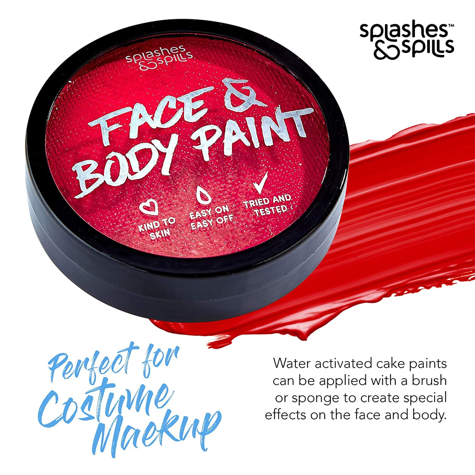 FAB Red Face Paint - Rage 128