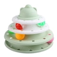 thumbnail image 4 of CHUANK Kitten Roller Toys Set 3 Layer Tower Rounded Corners Interactive Cat Turntable Toy Set For Cats Kittens Cat Turntable Toy Kitten Roller Toys Set, 4 of 8