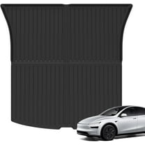 Cargo Mat for 2025 Tesla Model Y Juniper, for Tesla New Model Y 5-Seater Accessories, All Weather TPE Cargo Liner, Custom Fit Heavy Duty Non Slip Trunk Protector