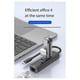thumbnail image 3 of Driver-Free Type-C to 3.0HUB Gigabit Network Hub, 3 of 5