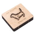 thumbnail image 2 of Leather Metal Cutting Die, Handmade Leather Punch Die Dog Shape Durable Professional  For Arts Crafts, 2 of 8