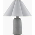 thumbnail image 2 of Livabliss Table Lamps, 21" Coja Traditional Bedside Nightstand Table Lamp for Bedroom Living Room Office, Gray Body with White Shade (21"H x 19"W x 19"D), 2 of 5