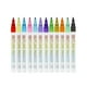 thumbnail image 2 of Set de marcadores de contorno de purpurina 12 colores | Rotuladores de doble línea para álbumes de recortes, creación de tarjetas y pintura | 10ml Tinta vibrante | Punta Media | Materiales de arte, 2 of 8