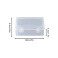 thumbnail image 3 of EGNMCR Extra Large Capacity Plastic Pencil Box Stackable Translucent Clear Pencil Box Office Supplies Storage Organizer Box For Gel Pens Erasers Tape Pens Pencils Stationery storage, 3 of 5