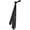 Black, variant on PU Leather Skinny Ties for Men Women Solid Color Vintage Punk Adjustable Slim Long Necktie Neckwear Unisex