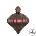 thumbnail image 3 of Vickerman 6" Wine Matte Onion Drop Christmas Ornament, 4 per Bag, 3 of 4