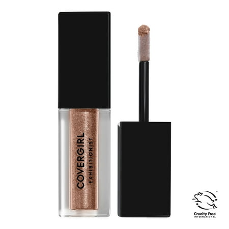COVERGIRL Exhibitionist Liquid Glitter Eyeshadow La Vie En Rose 0.13 oz Eyeshadow Eyeshadow Makeup Liquid Eyeshadow Smooth Lightweight Quick Dry