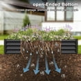 thumbnail image 2 of Raised Rectangle Garden Beds Outdoor, Galvanized Metal Planter Box for Plants, Vegetables, and Flowers, 2 of 8