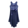 thumbnail image 5 of inhzoy Kids Girls Hi-Low Chiffon Flower Dress, 5 of 5