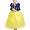 thumbnail image 4 of Déguisement de Princesse Snow White pour Filles Carnaval Halloween Noël Anniversaire Robe, 4 of 7